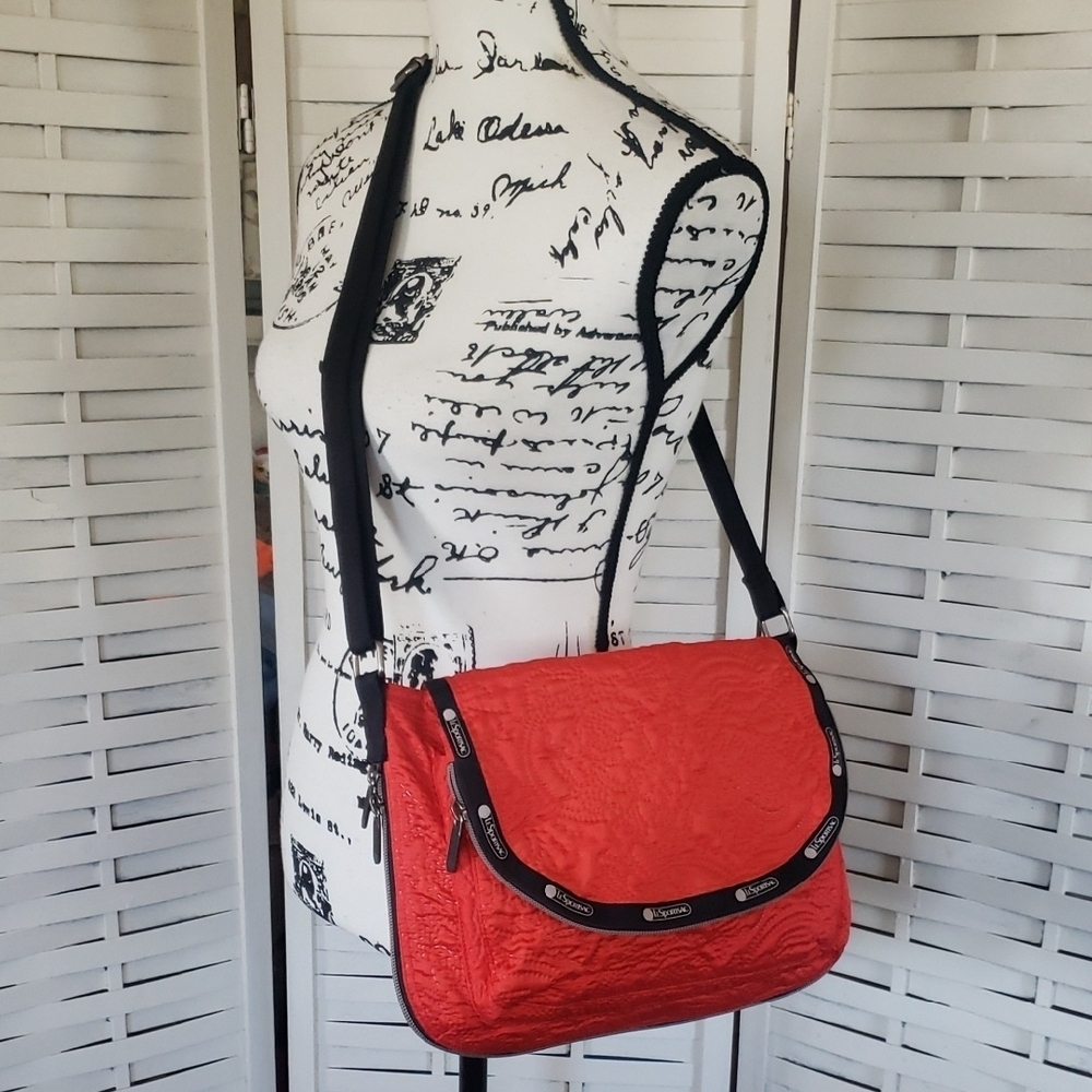 LeSportsac Red Shoulder Crossbody Unisex Bag